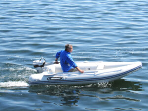 ALLROUNDMARIN YUKON 350 felfújható csónak felfújható padlóval, szürke színben - Image 3