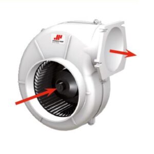 JOHNSON PUMP radiál ventilátor peremes 12V 280m³/h
