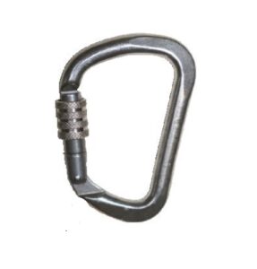 KONG rozsdamentes acél karabiner biztonsági zárral 113 x 77 mm