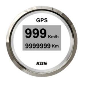 KUS - GPS sebességmérő digitális kijelzővel - fehér