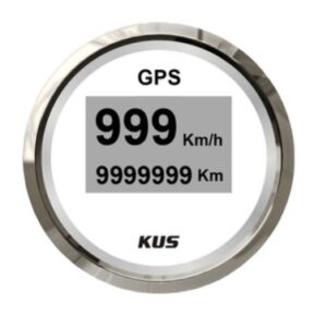 KUS - GPS sebességmérő digitális kijelzővel - fehér - Image 1