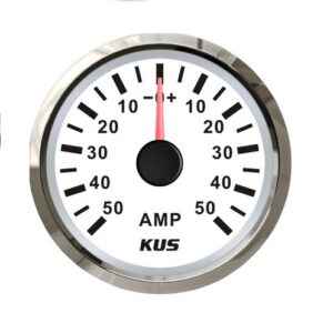 KUS ampermérő 50 amperig - fehér