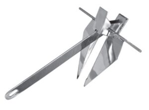 DANFORTH Rozsdamentes acéllemezes horgony 15 kg - Image 1