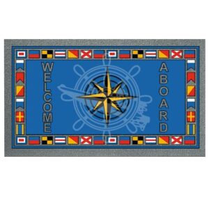 Csúszásgátló hajószőnyeg iránytű motívummal 500 x 800 mm - Image 1