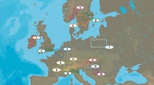 Térkép: 2, Franciaország szárazföldi része - Image 1