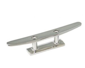 Kikötőbika 2 rögzítőfurattal saválló - 100 mm - Image 1