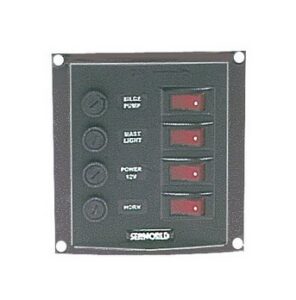 Függőleges vezérlőpanel 4 kapcsolóval