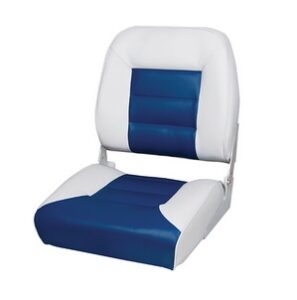 Párnázott összecsukható ülés MIAMI - fehér-kék
