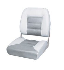 Párnázott összecsukható ülés MIAMI - fehér-szürke