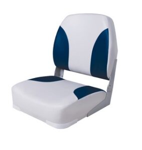 Párnázott, összecsukható ülés - fehér-kék