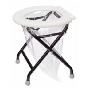 Hordozható összecsukható WC - szürke deszka