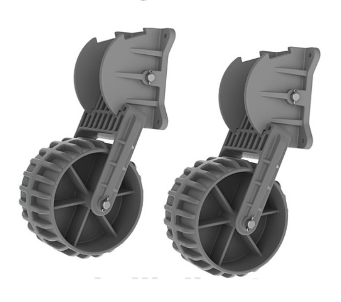 Szállító kerekek és kocsik gumicsónakokhoz