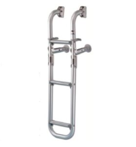 Alumínium létra felfújható csónakokhoz - 2+1 lépcsőfok