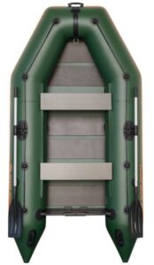 KOLIBRI KM-330 felfújható csónak rácsos padlóval - zöld