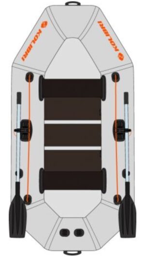 KOLIBRI K-240 felfújható csónak rácsos padlóval - Image 3