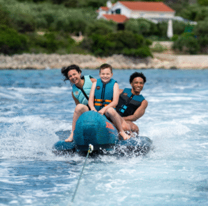 JOBE CHASER VONTATHATÓ 3P felfújható banáncsónak - kék - Image 9