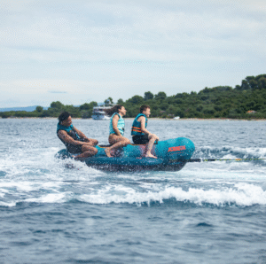 JOBE CHASER VONTATHATÓ 3P felfújható banáncsónak - kék - Image 2