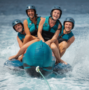 JOBE CHASER VONTATHATÓ 4P felfújható banáncsónak - kék - Image 10