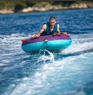 Jobe Droplet Towable 1P színes felfújható vízi fánk (funtube) - Ø 134 cm - Image 2