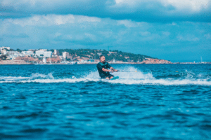 Jobe Slash térdvédő, kékeszöld - 124 cm - Image 6