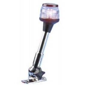 TREM navigációs lámpa 360° rozsdamentes acél talppal, fehér - 23 cm - Image 1