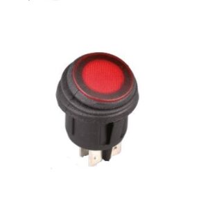 Vízálló kör alakú kapcsoló, 3 pólusú, 26 mm átmérőjű - Image 1