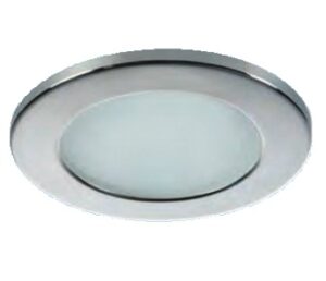 Süllyesztett mennyezeti lámpa Tosca - 2 darabos szett, polírozott rozsdamentes acél keret - Image 1