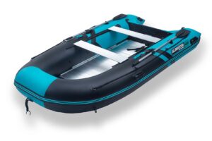 Gladiator CLASSIC B420 AL felfújható csónak alumínium padlóval - fekete-türkiz - Image 3