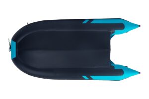 Gladiator CLASSIC B420 AL felfújható csónak alumínium padlóval - fekete-türkiz - Image 5