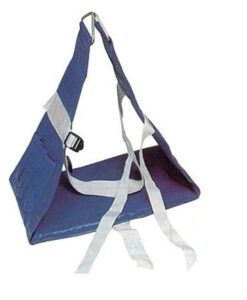 Mentőülés pánttal - kék