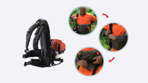 HONDA UMR 450 T háti fűkasza, GX50 motor + olaj ajándékba - Image 7