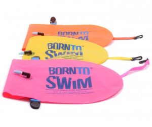 BornToSwim® Mentőgyűrű, úszóbója és táska egyben 64 x 30 cm - Zöld - Image 6