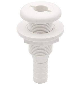 Műanyag fehér fedélzeti tömlőgyűrű 3/4 hüvelykes tömlőcsatlakozással