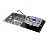 Főzőlapok beépített mosogatóval és fedéllel