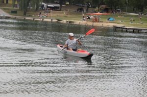 ALLROUNDMARIN FLOW piros-szürke - egyszemélyes kajak 290 cm - Image 3