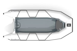 Felfújható csónak Bombard Explorer 420 Strongan világos szürke - Image 2