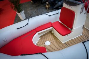 Bombard Sunrider 650 Strongan felfújható csónak világos szürke / tűzszínű - Image 10