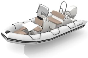 Bombard Sunrider 500 Strongan felfújható csónak világos szürke / kavicsos - Image 3