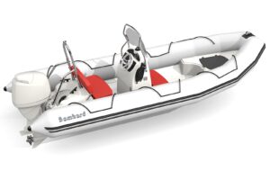 Bombard Sunrider 550 Strongan felfújható csónak szürke / tűzszínű - Image 3