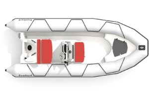Bombard Sunrider 550 Strongan felfújható csónak szürke / tűzszínű - Image 4