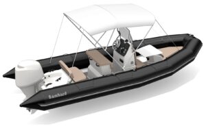 Bombard Sunrider 650 Strongan felfújható csónak fekete / kavicsos - Image 3