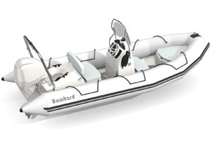 Bombard Sunrider 550 Strongan felfújható csónak világos szürke / Világos szürke - Image 3