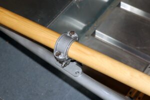 Alumínium evezővilla - tengely 17 mm, Ø 45 mm - Image 3