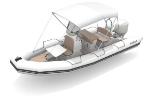 Bombard Sunrider 650 Strongan felfújható csónak világos szürke / kavicsos - Image 3