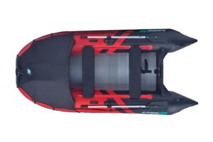 Gladiator Active C330 AL felfújható csónak alumínium padlóval - piros-fekete - Image 4