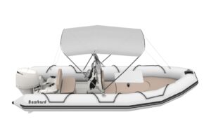 Bombard Sunrider 550 Strongan felfújható csónak világos szürke / kavicsos kiegészítőkkel. - Image 3