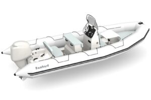 Bombard Sunrider 650 Strongan felfújható csónak világos szürke / világos szürke - Image 1