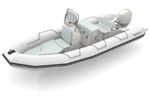 Bombard Sunrider 650 Strongan felfújható csónak világos szürke / világos szürke - Image 3