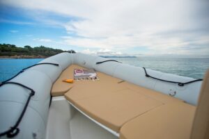 Bombard Sunrider 550 Strongan felfújható csónak világos szürke / kavicsos kiegészítőkkel. - Image 4