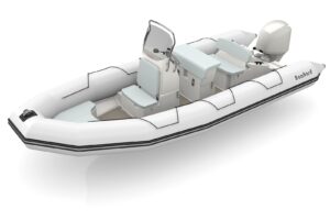 Bombard Sunrider 650 Strongan felfújható csónak világos szürke / világos szürke - Image 4